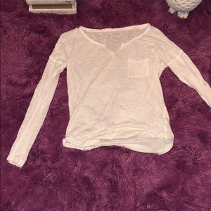 White long sleeve shirt
